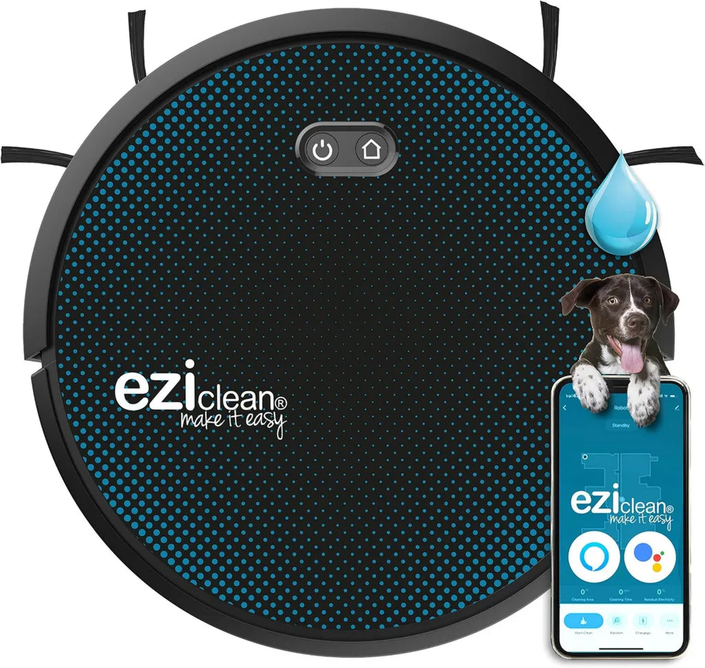 Aspirateur Robot Laveur Connecté EZICLEAN Aqua Connect x550 Noir