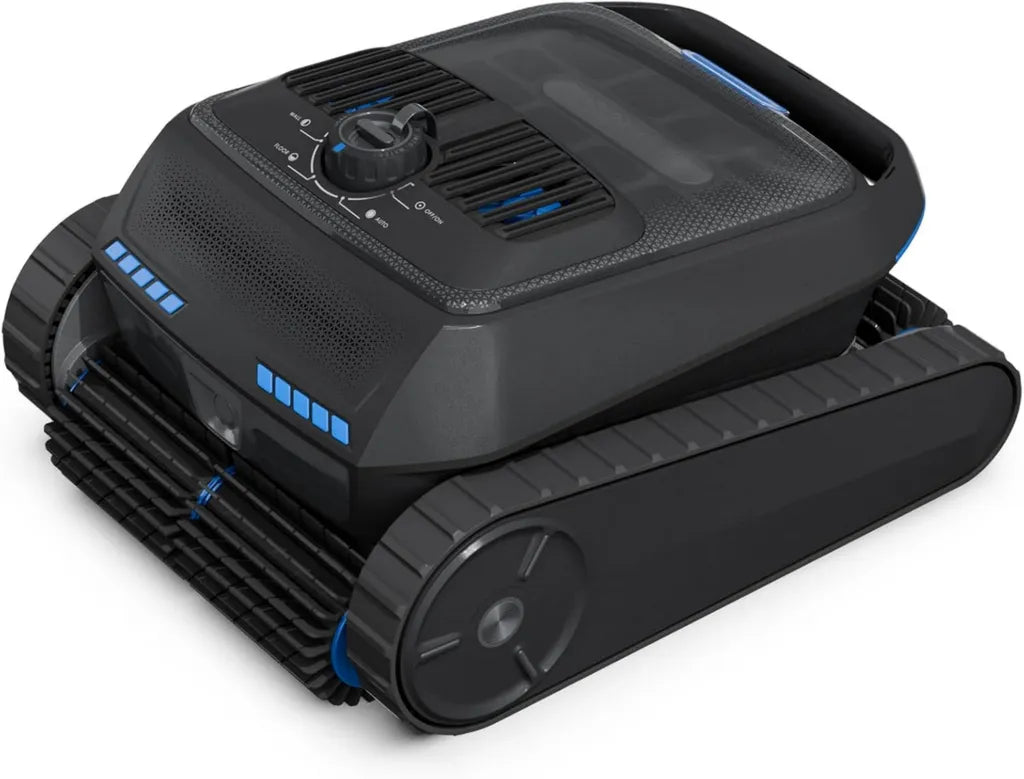 Aspirateur Robot pour Piscine, Navigation Intelligente, Nettoyage Complet, Noir