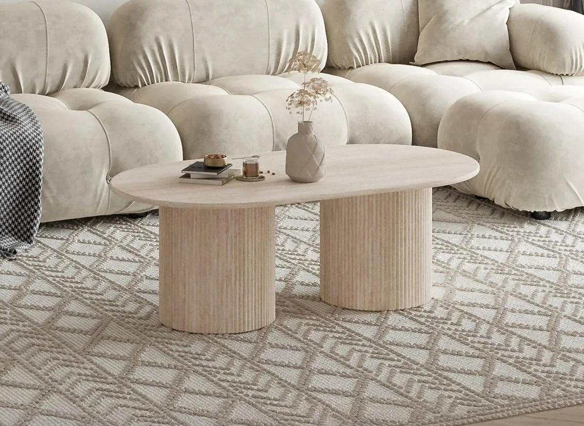 Table basse et table de salon – beige