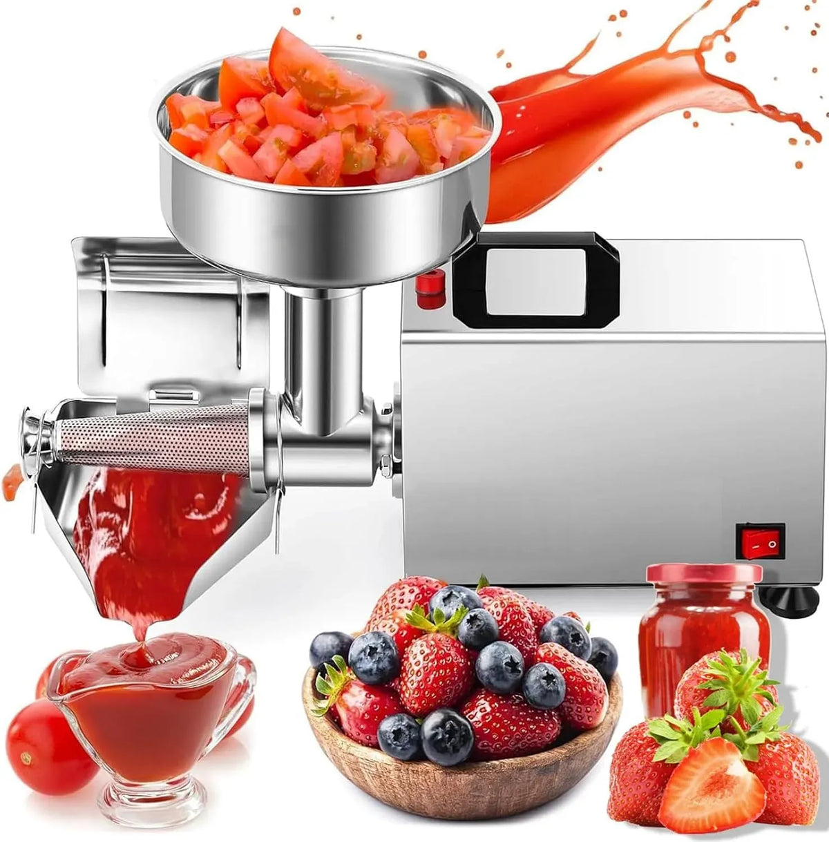 Machine à Confiture, Machine à Tamiser, Presse, pour La Mise en Conserve des PuréEs De Tomates