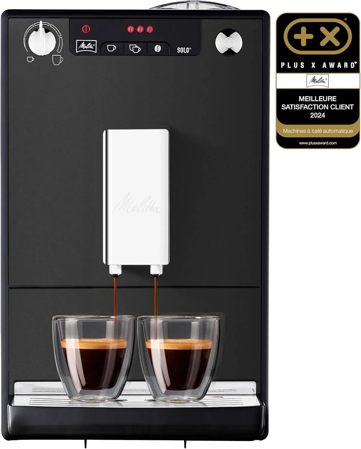 Melitta E950-544 Machine à Caf, machine à café électrique, 1400 W, 2 Tasses