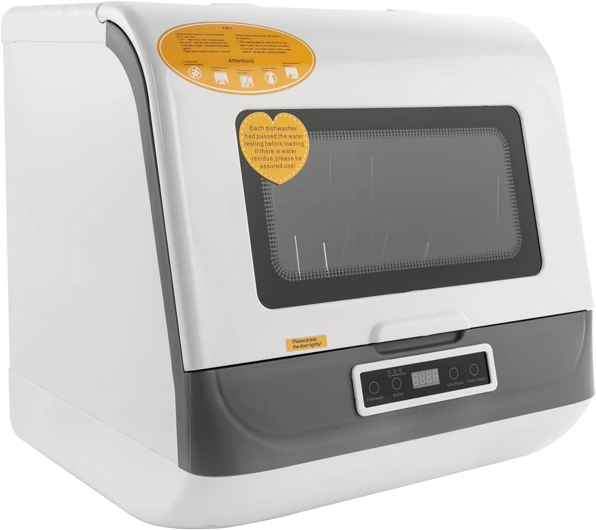 Lave-vaisselle, 800 W, 220 V, tactile, Lave-vaisselle Lave-vaisselle de table multifonctionnel 800W 220V 3 modes de lavage Capacité 4-6 personnes