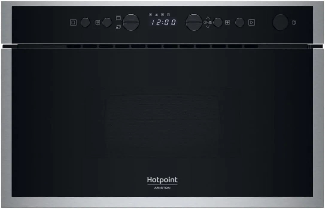 Micro-ondes HAMN463BxF, 22 L, 700 W, encastrable, acier inoxydable, four micro-ondes