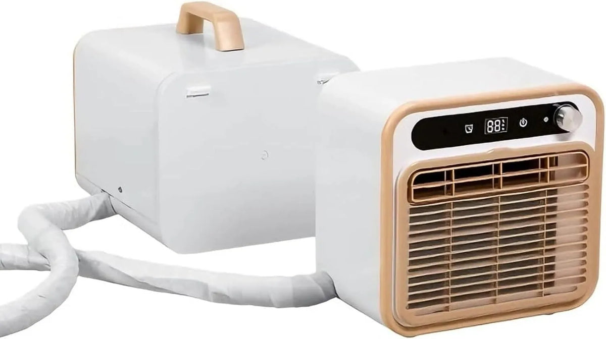 Climatiseur, 130 m3/h, minuteur, Tuyau De Raccordement De 1, 5 M Et Minuterie De 12 H, Pour Chambre, Bureau