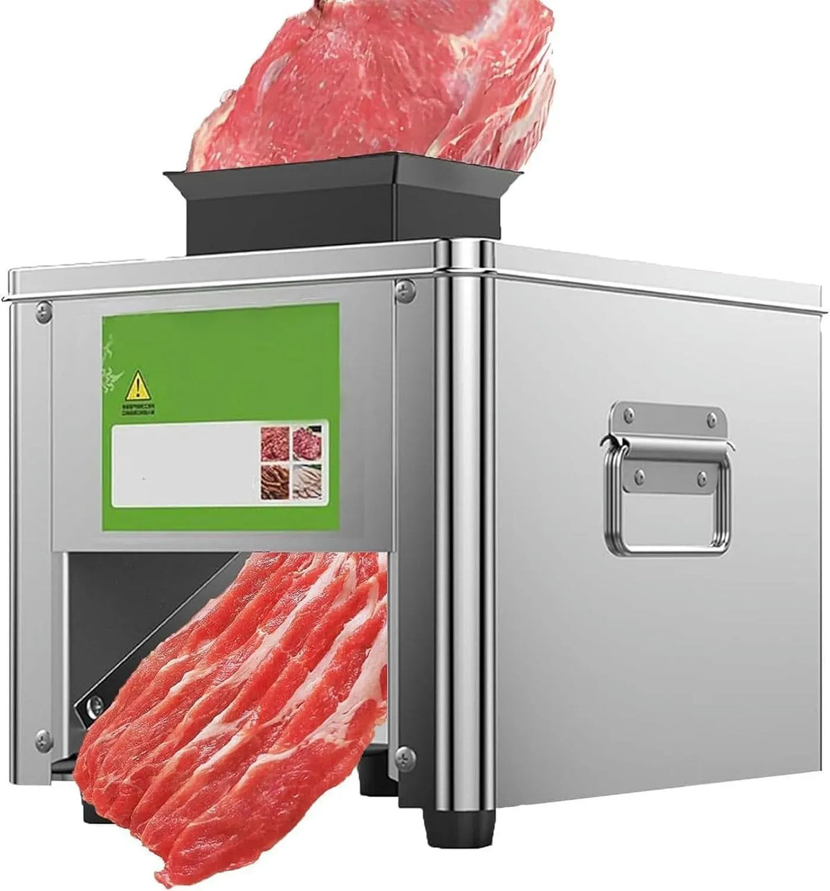 310t/min 150kg/h Machine À Couper, trancheuse alimentaire, 850 W, 150 kg, 21 mm, industriel, professionnel, acier inoxydable, pour Professionnels