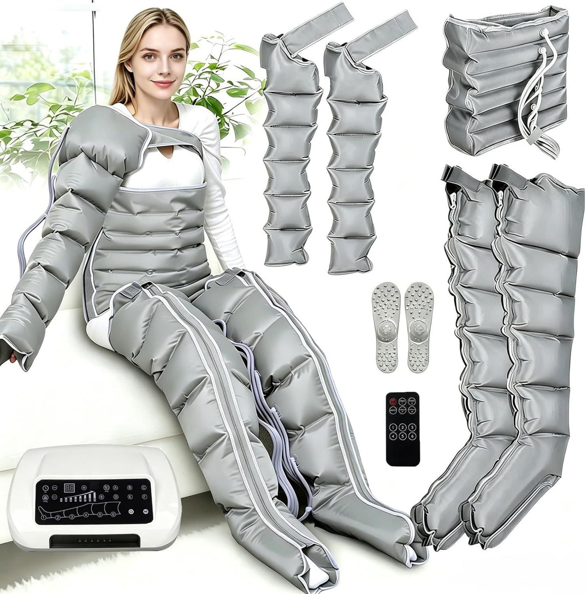 Bottes de pressothérapie - pour pieds et jambes, 6 Chambres