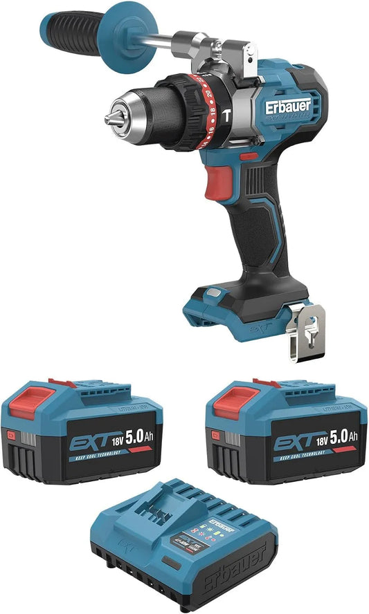 Perceuse à percussion pour le perçage de maçonnerie et les travaux de montage – sans fil, 18V