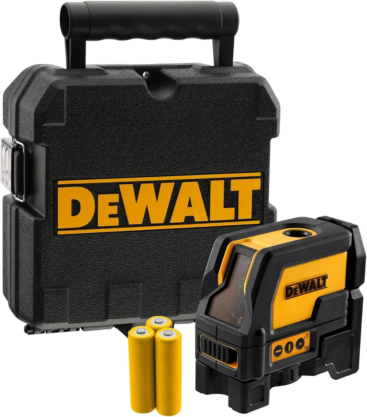 DeWalt IP54 Niveau laser et laser lignes croisées: pivotant, 10m, 50m, pour l'entretien automobile, vert
