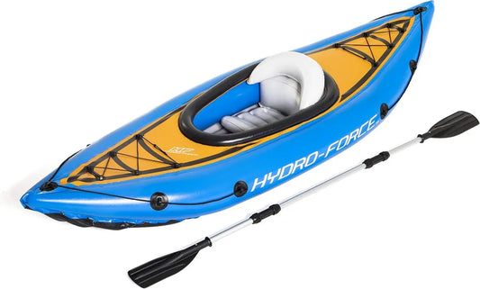 Kayak Gonflable Hydro-Force Cove Champion avec Pagaie 275 x 81 cm