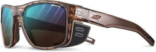 Lunettes de Glacier Julbo Shield M Unisexes avec Protection UV et Boucliers Amovibles