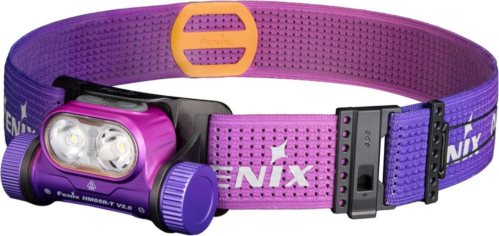 Fenix HM65R-T v2.0 Lampe Frontale Rechargeable 1600 Lumens pour Course et Outdoor