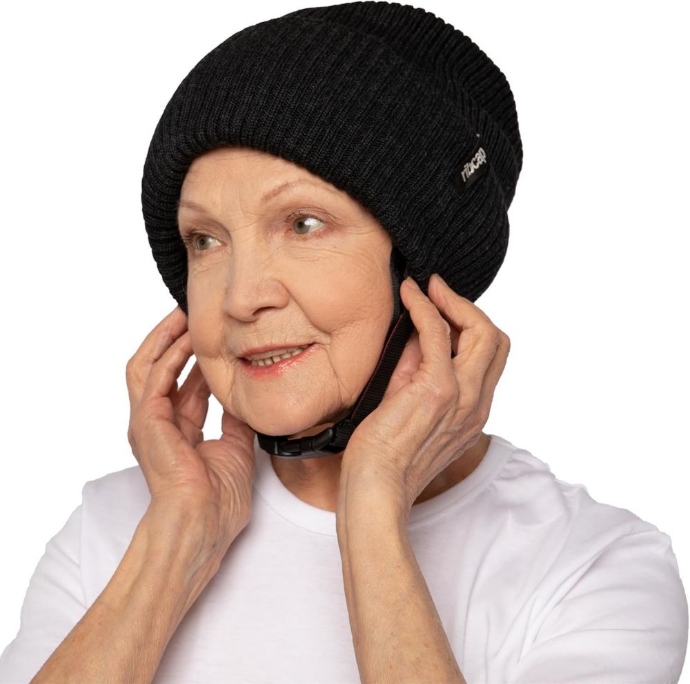 Casque de Sécurité Ribcap Lenny : Élégance et Protection pour Risque de Chute - Noir