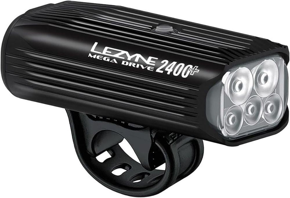 Lezyne Mega Drive 2400+ Lumière Avant Noire Rechargeable