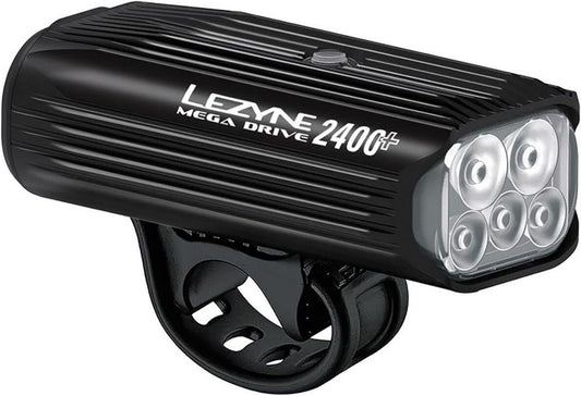 Lezyne Mega Drive 2400+ Lumière Avant Noire Rechargeable
