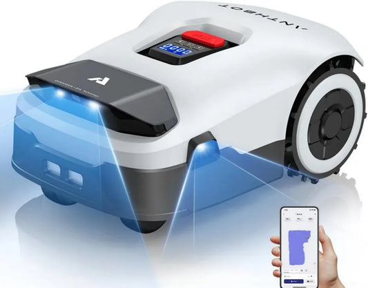 Tondeuse Robotisée ANTHBOT Genie 600E sans Fil, Jusqu'à 900 m², RTK avec 4 Caméras, Contrôle 4G, Gestion Multi-Zones