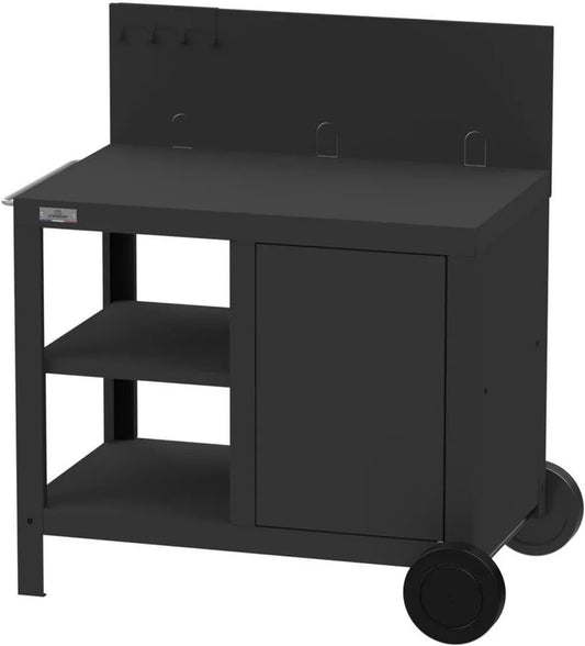 Chariot de Barbecue Signature Noir Élegant par LE MARQUIER