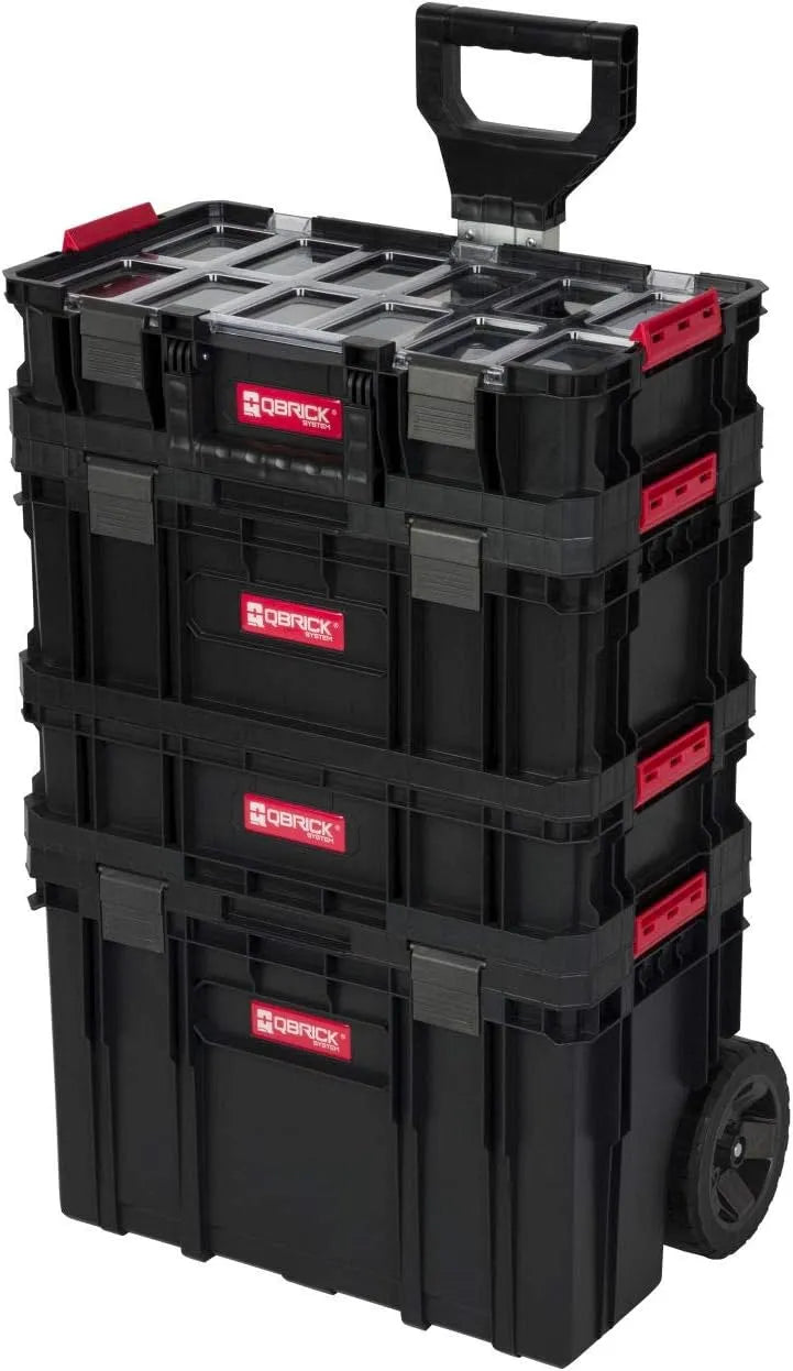 Kreher Chariot à outils XL: ausQ-Brick, format mobile, usage professionnel, 53 × 38 × 98 cm, pour l'atelier et le bricolage