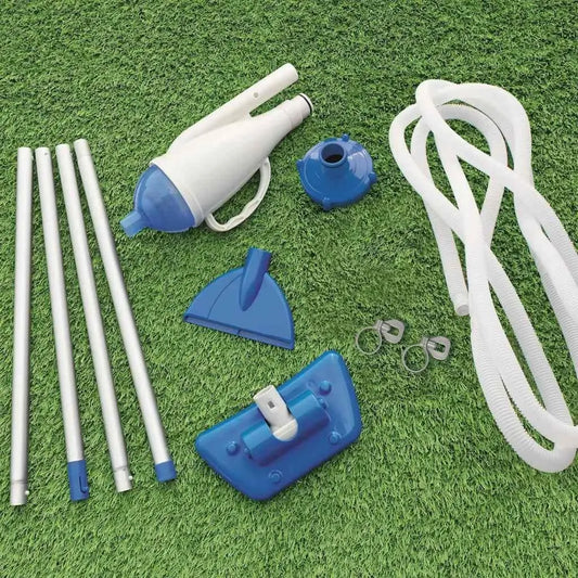Nettoyeur Manuel pour Piscine Bestway AquaCrawl - Aspirateur avec Brosse et Tuyau de 6 m pour Bassins jusqu'à 4,57 m
