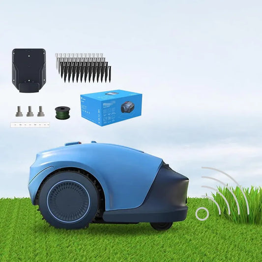 Tondeuse Robot Automatique, Sans Fil, Connectée 4G/Wi-Fi, Jusqu'à 1000 m², Planification Intelligente et Sécurité