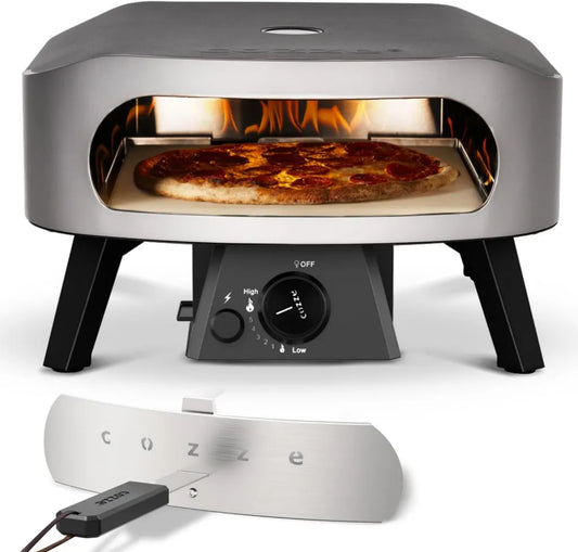 Four à Pizza Portable au Gaz de 33 cm, Compact pour Extérieur avec Régulateur