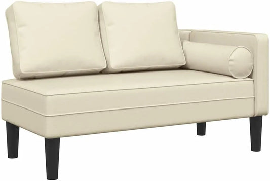 Chaise: en cuir PU, avec coussins