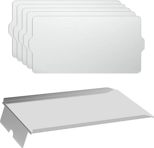 Ensemble de 5 plaques de récupération pour barbecues à granulés Camp Chef 36 pouces - Accessoires pour SmokePro LUX et Woodwind WiFi