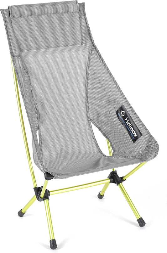 Chaise – format compact, avec dossier, gris