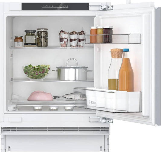 Bosch KUR21VFE0 Réfrigérateur, 134 L, 82 x 60 cm, 35 dB, encastrable, Home Connect, Série 4, 30-35 dB, Cool Airflow