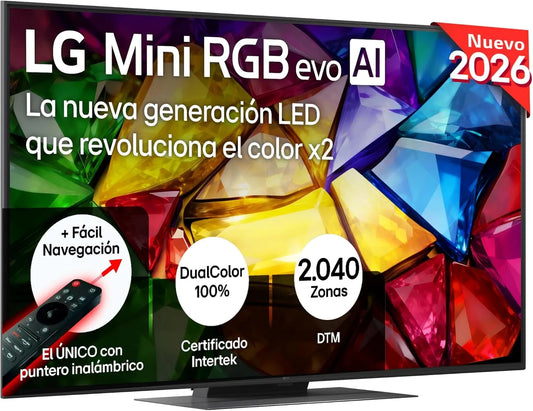 LG 55MRGB88 Smart TV, 139cm, téléviseur, LG TV MRGB AI 2026, 55''