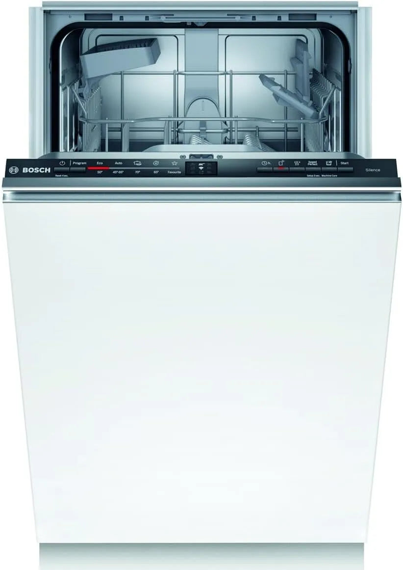 Bosch SPV2IKx10E Lave-vaisselle, 45cm, Home Connect, format slim, encastrable, silencieux, Moteur EcoSilence, Série 2, 9 couverts