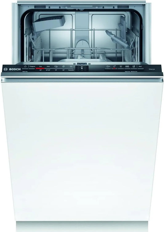 Bosch SPV2IKx10E Lave-vaisselle, 45cm, Home Connect, format slim, encastrable, silencieux, Moteur EcoSilence, Série 2, 9 couverts