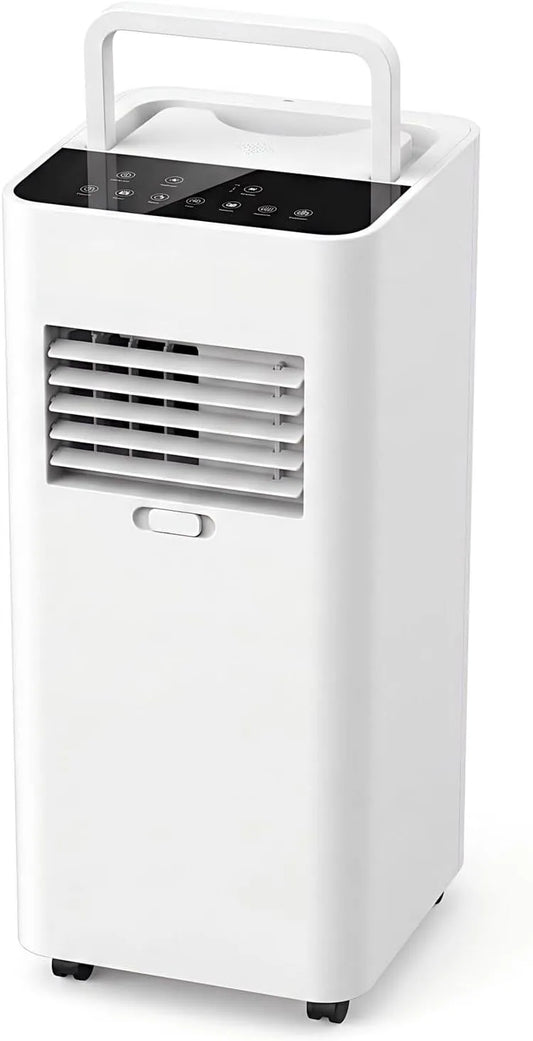 Climatiseur 24H, 30 dB, portable, minuteur, unité AC intelligente avec refroidissement rapide, 9 m2, déshumidificateur, ventilateur, kit de fenêtre
