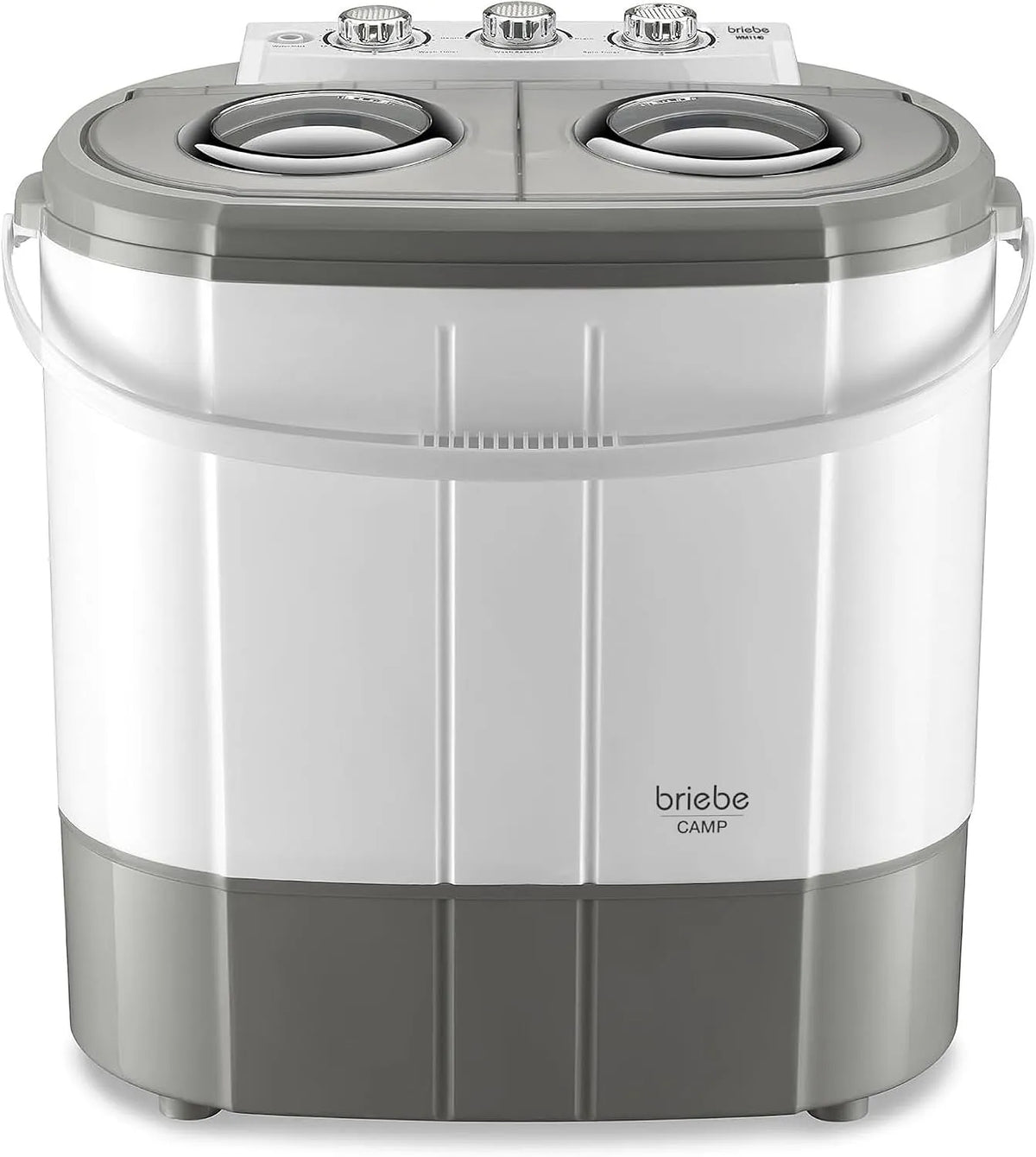 Lave-linge, 3 kg, portable, camping, blanc, Petite Laveuse 2 Compartiments, Camping-Cars, Essorage, Idéal Voyages, Caravanes, Faible Consommation
