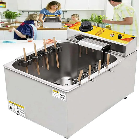 Ustensile de cuisson, 12 L, 1900 W, professionnel, Friteuse à Corn-Dog 12 L, Friteuse électrique 1900 W