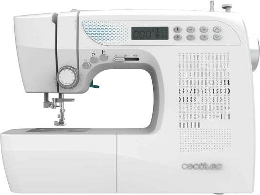 Cecotec Machine à coudre, machine à coudre électrique, écran LCD, pour projets créatifs et avancés.