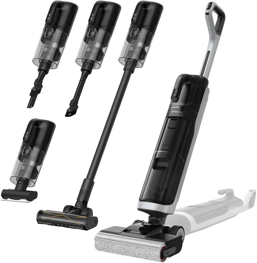 Aspirateur, dreame H14 5-en-1, aspiration 18 000Pa, tête de brosse à LED, Solution à Rapport Intelligent, séchage à 60 °C en 5 min