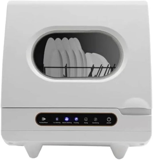 Lave-vaisselle, 1200 W, portable, Nettoyage à 360°, Mini Lave-Vaisselle avec 12 Sorties de pulvérisation