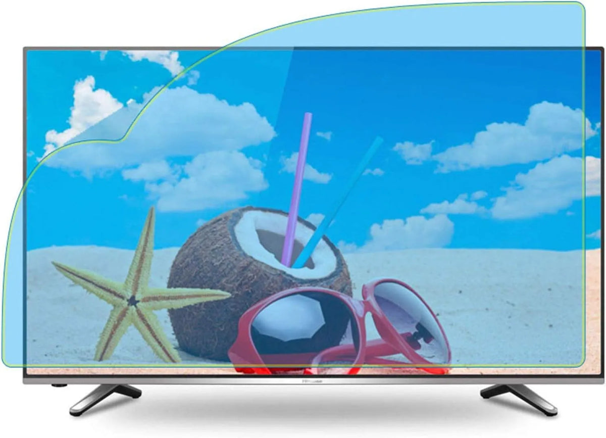 Smart TV, 75 pouces, téléviseur, écran LCD, bleu, 1161 * 661, 58', Anti éblouissement TV Protecteur D'écran - Anti Blue Light Téléviseur Protège