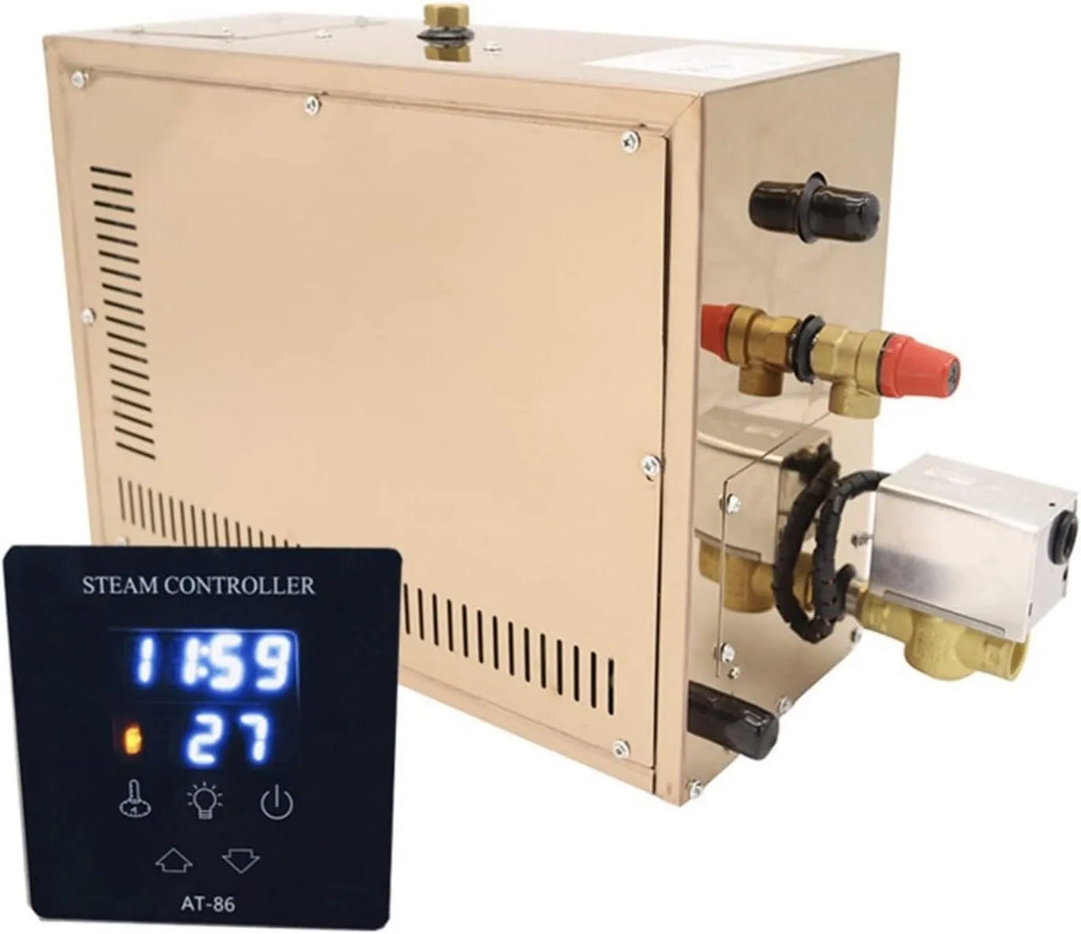 modèle AT-30S, Générateur de sauna à vapeur Vapeur Nouveau générateur en acier inoxydable sauna équipement de chambre à vapeur machine de bain à