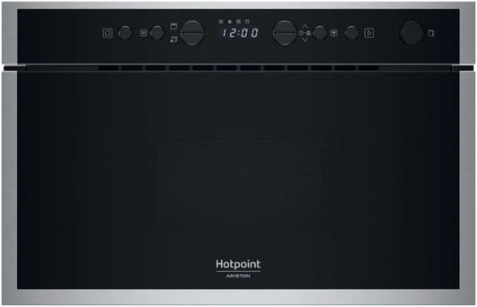 Micro-ondes HAMN463BxF, 22 L, 700 W, encastrable, acier inoxydable, four micro-ondes