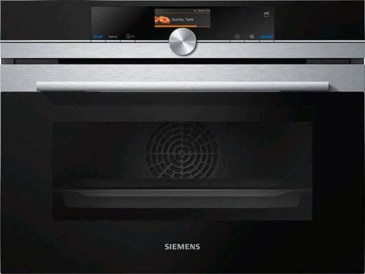 Siemens cs636gbs1 Four électrique, 47 L, vapeur, acier inoxydable, Inox, à vapeur fonction