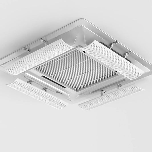 Produit Pare-Brise pour Grilles D'aération de Climatisation Centrale de 50 à 70 cm, 4 Déflecteurs de Plafond pour Climatisation, Pare-Vent Anti-Vent