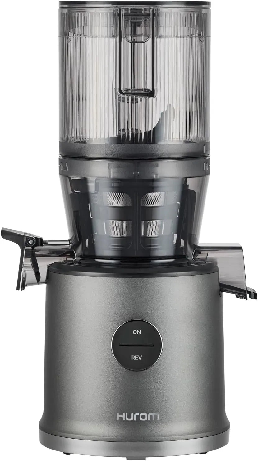 Extracteur de jus, 2,2 L, 200 W, Hurom H80-ST, gris, Garantie 15 Ans, Capacité 2,2L, Sans BPA