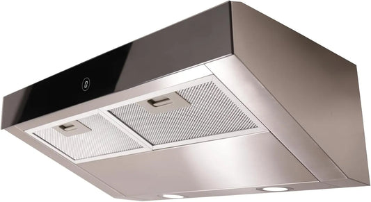 Respekta CH12060 Ix-21 Hotte aspirante, 60 cm, 64 dB, hotte de cuisine, acier inoxydable, 55, Fonction recyclage de l'air, Respekta Sanja Hotte