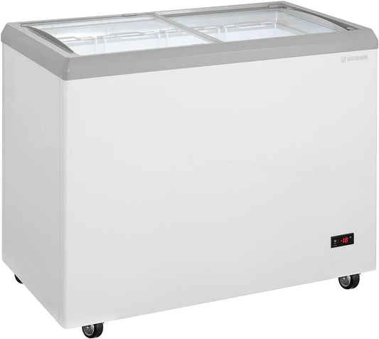 Congélateur, 217 L, roulettes de déplacement, éclairage LED, professionnel, restauration, 18 °C Gastronomie, commercial, coffre à glace
