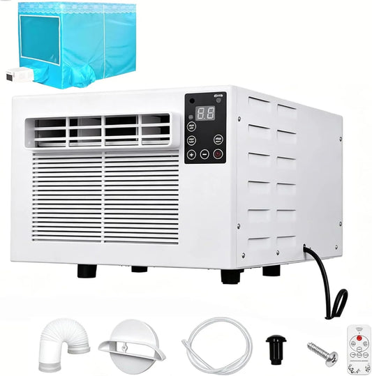 Climatiseur Airconditioning+1.2mTent, silencieux, idéal pour la Chambre et la Cuisine Airconditioning+1.2mTent, Climatiseur Compact avec, Affichage
