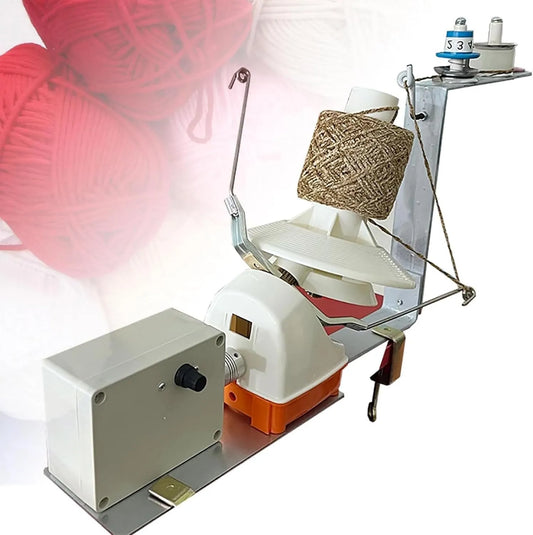 Bobinoir éLectrique, Faible Bruit + Vitesse RéGlable, pour Pince à Laine Automatique, Capacité De Bobinage 500G, 110V, pour Fil MéTallique, Fil De