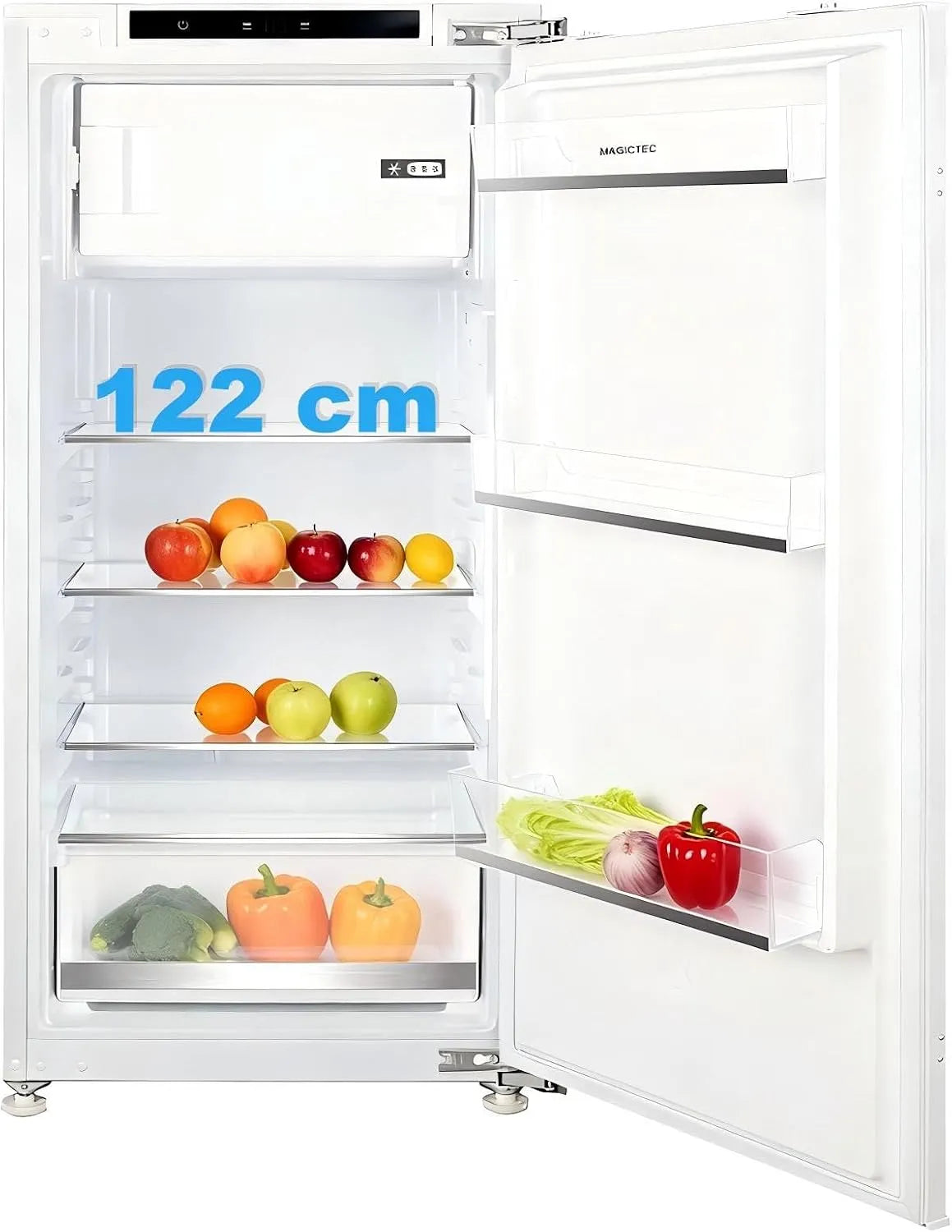 Congélateur, 188 L, encastrable, silencieux, 188L, 16L congelateur, 172L refrigerateur, 【 Efficacité énergétique, Est facile à Nettoyer 】