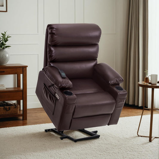 Fauteuil de massage - LC001, avec port USB, marron