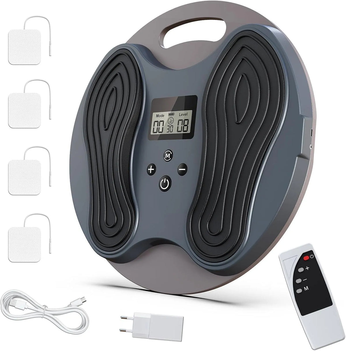Masseur, Stimulateur de Circulation Jambes & Pieds, Masseur Électrique des Pieds EMS + TENS